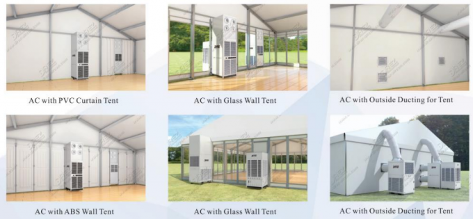 Non Freon Packaged Drez Tent Air Conditioner , Ducting Industrial Marquees Aircon Unit