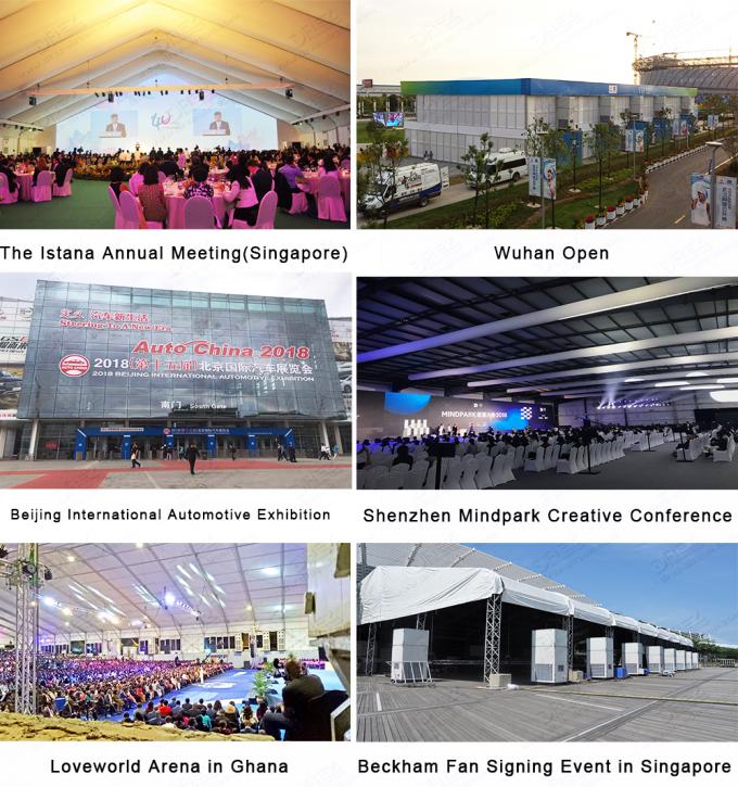 Ductable Commercial Tent Air Conditioner , Floor Standing Central Cooling System